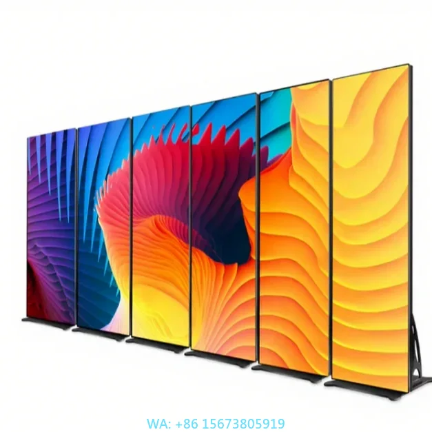 

Led Exterior D2.0 D2.5 Indoor Double & Single Side Waterproof Advertising Led Poster Display