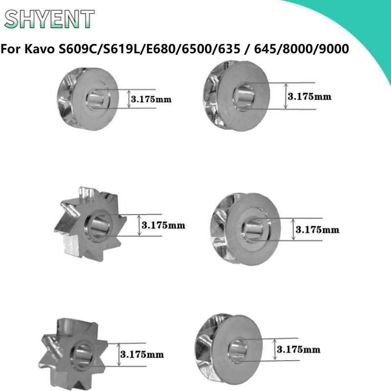 

2PCS Dental High Speed Handpiece Impeller for Kavo Dental Handpiece Impeller Dentist Spare Parts Instrument