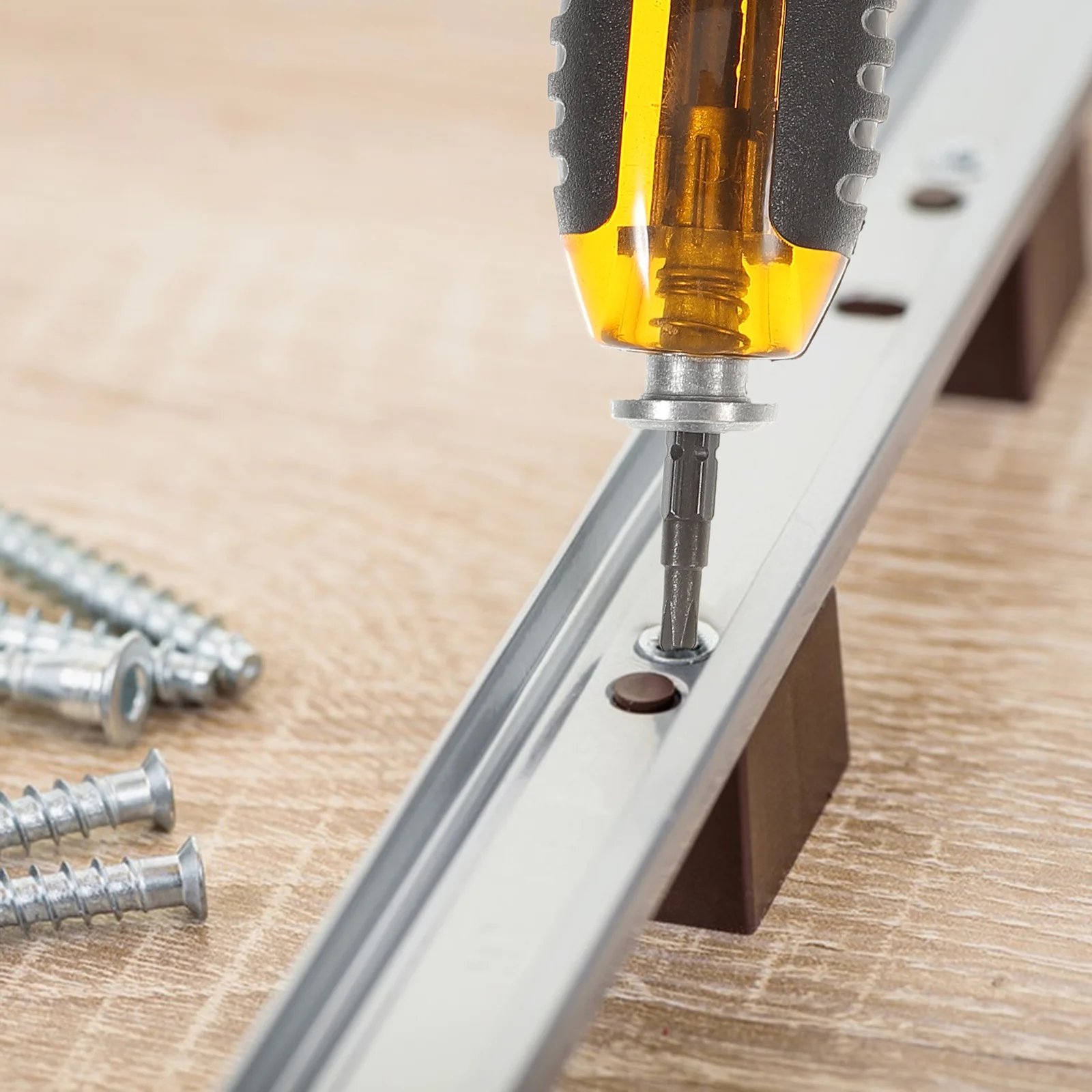 

1pc T-Shaped Screwdriver Dual-Purpose Precision Hand Tool For Electronics Repair Dark Telescopic Screwdriver Green Steel