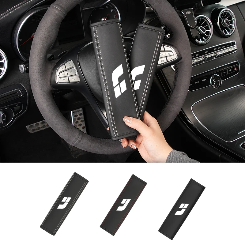 

Car Pu Leather Seat Belt Safety Belt Cover Shoulder Protector Auto Accessories For Leading Ideal Lixiang Li L7 L8 L9 ONE 2022