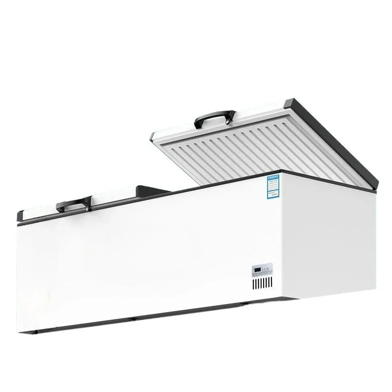 

Double temperature refrigerator freezer