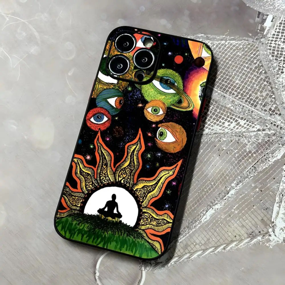 Hippie Posters Phone Case For IPhone 15 14 13 11 12 Pro Max Mini Xs X Xr 7 8 Plus Se Back Cover