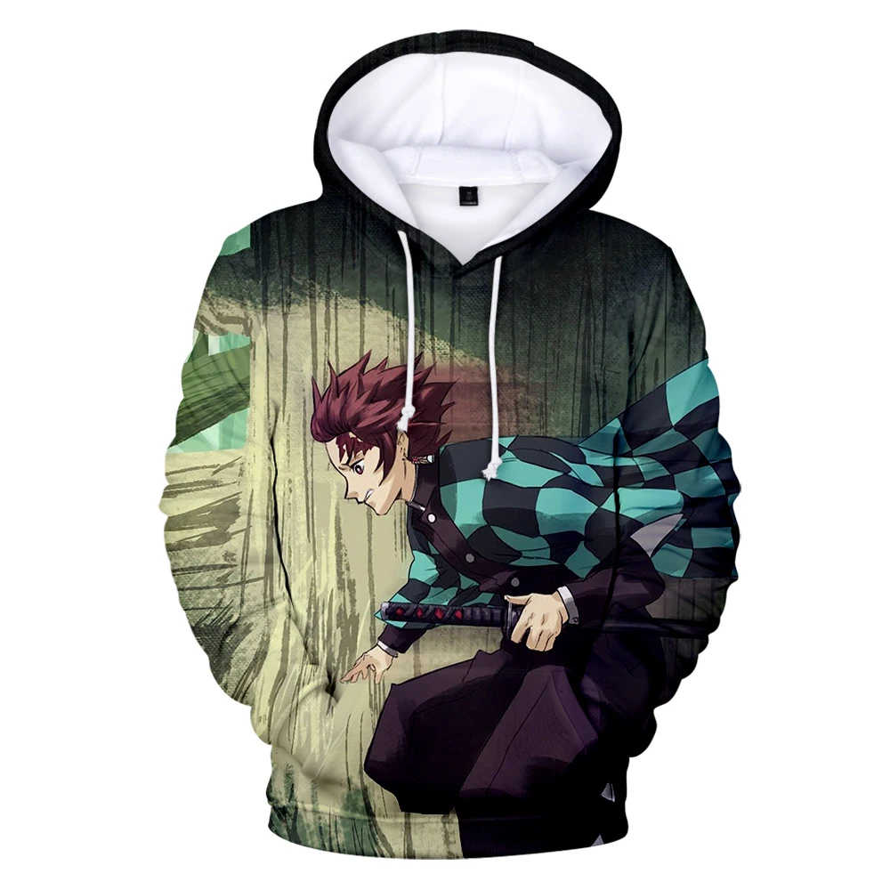 Demon Slayer Kimetsu no Yaiba 3D Hoodies Men women Aikooki Newest Hot SaleFashion Harajuku Sweatshirt Popular Anime 3D Hoodie