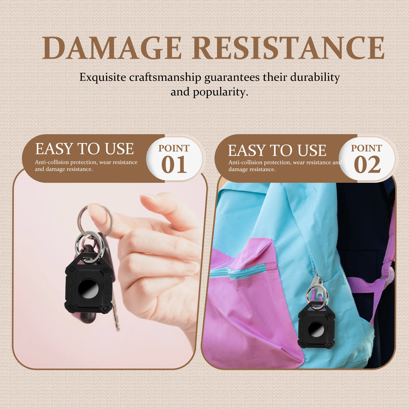 

1 шт. защитный чехол-брелок из ТПУ, противоударный чехол для легких прочных аксессуаров-трекеров, органайзер для мелких предметов