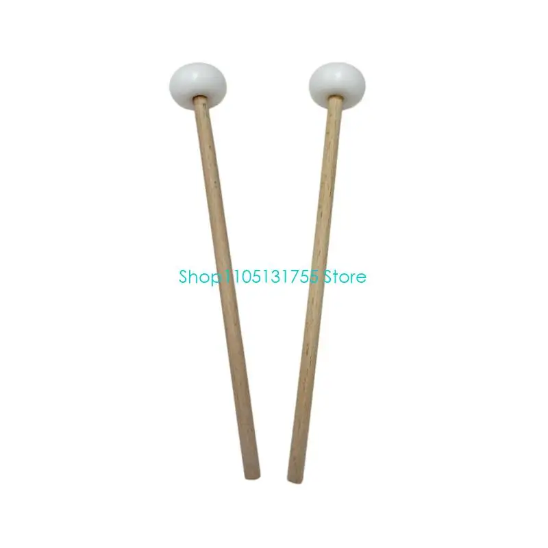 K0EF Percussion Mallets with Wooden Shafts for Marimba, Timpani and Classroom Rhythm Practice, Music Class and Rehearsal Use