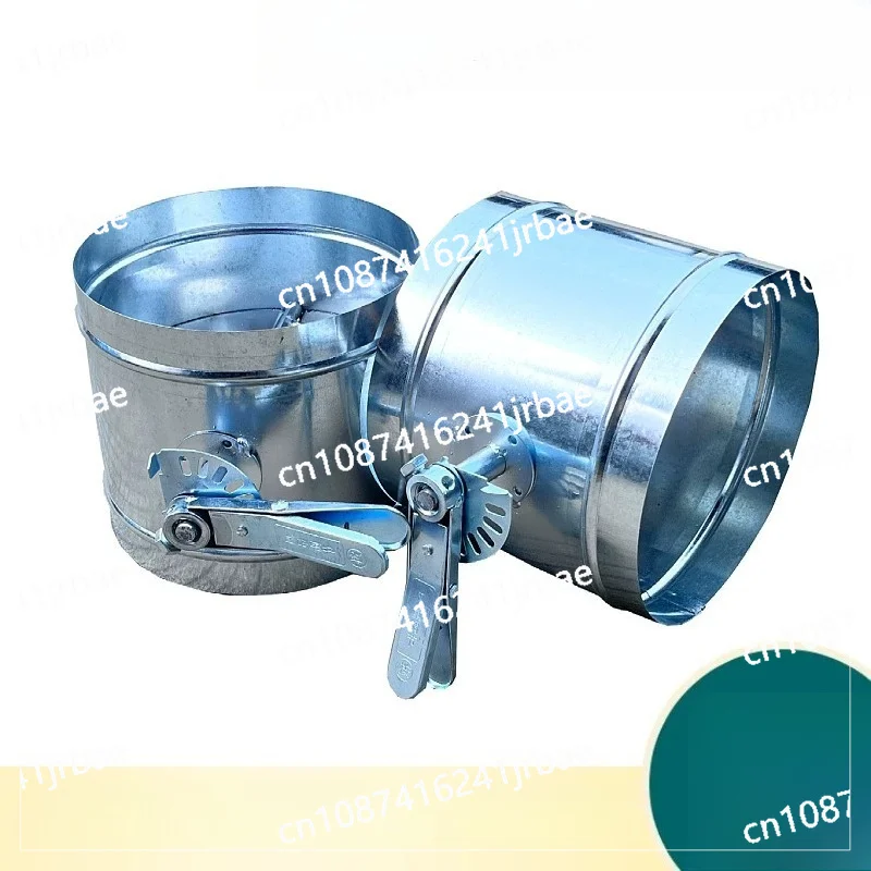 100mm 125mm 150mm 200mm Galvanized Iron Sheet Damper Manual Air Volume Control Valve Butterfly Valves for Spiral Duct