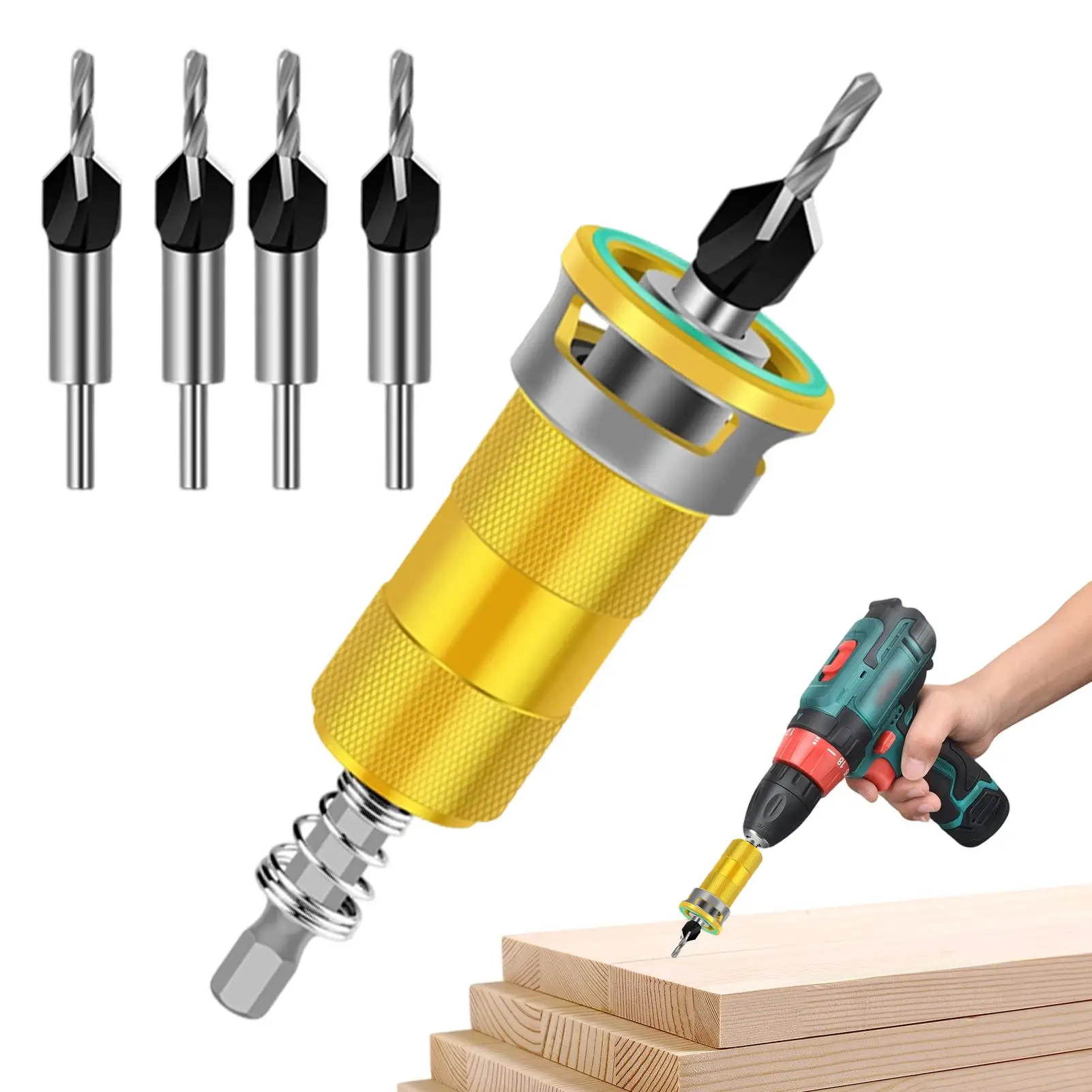 set-di-punte-svasatrici-con-limitatore-di-profondita-4-scanalature-strumenti-di-riparazione-4-pezzi-per-legno-e-mobili