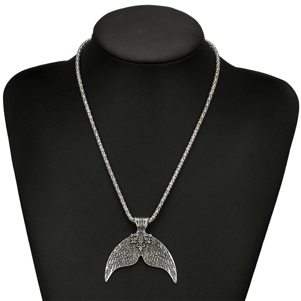 

Mermaid Necklace Women Beach Jewelry Elegant Design Lightweight Gift Idea Non Fading Bohemia Pendant Accessories