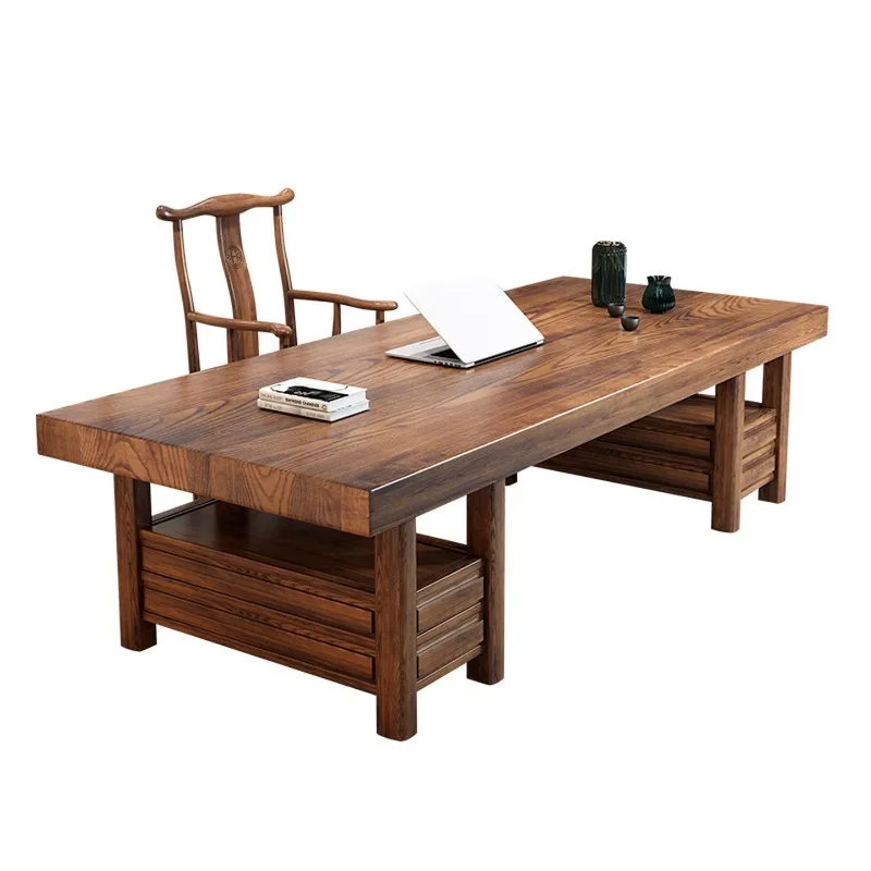 

New Chinese solid wood painting and calligraphy table, calligraphy table and chair combination