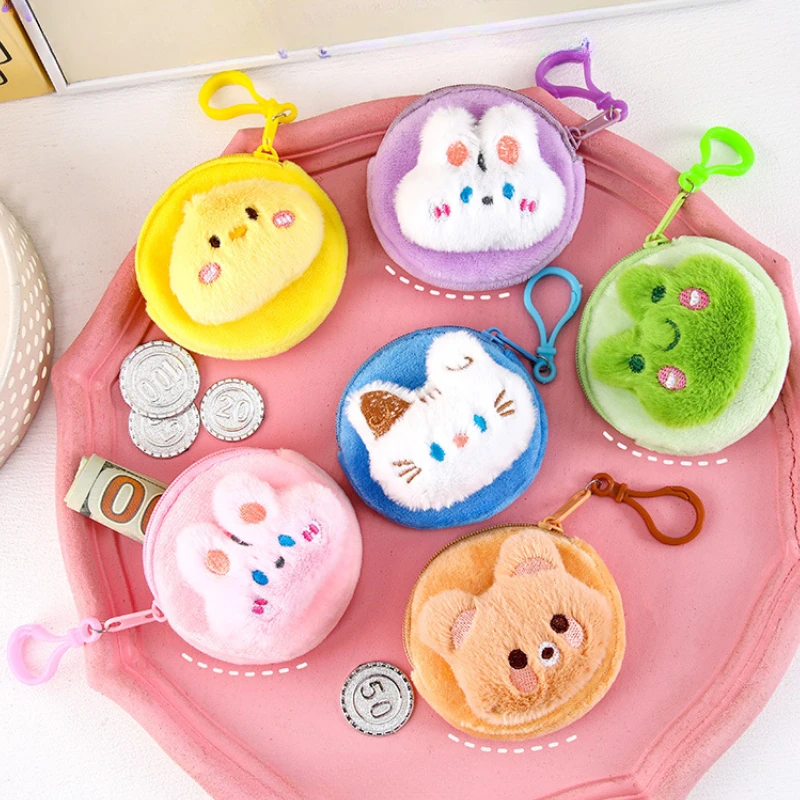 Cartoon Tier Jungen Plüsch Geldbörse Kinder Zipper Münze Taschen Lagerung Beutel Nette Tiere Geldbörsen Frauen Mini Handtasche Kind Geschenk – Detail 40