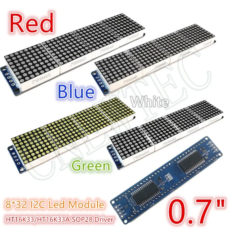 8X32 Led I2C Dot Ma… - image
