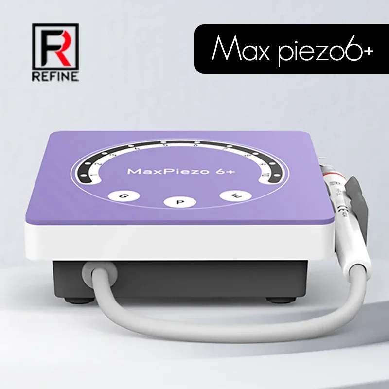 Refine Max Piezo6+ LED Ultrasonic Handpiece Generates Vibrations Break Up Calculus Plaque Surface Stains Brighter Whiter Teeth