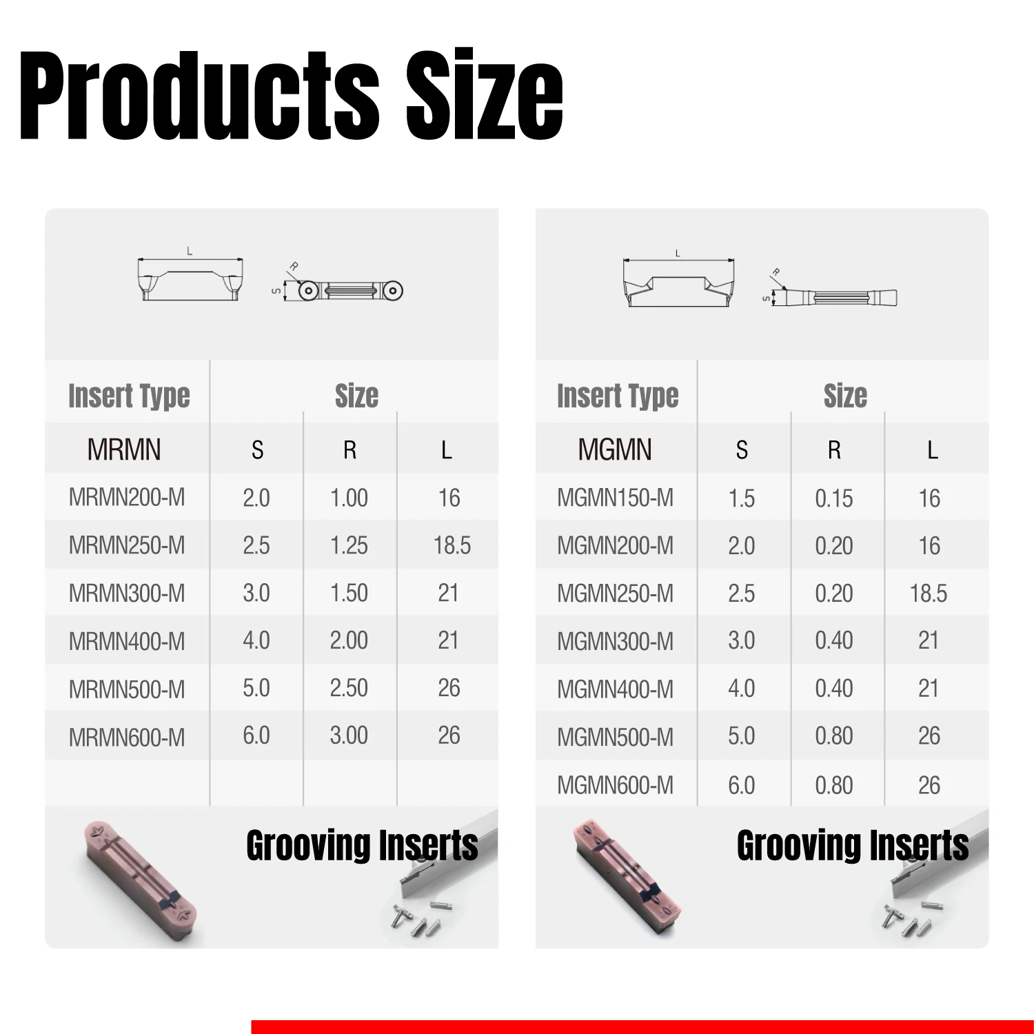 MGMN150 200 250 300 400 500 600-M / MRMN200 250 300 400 500 600-M Carbide Inserts Grooving Parting Turning Tool