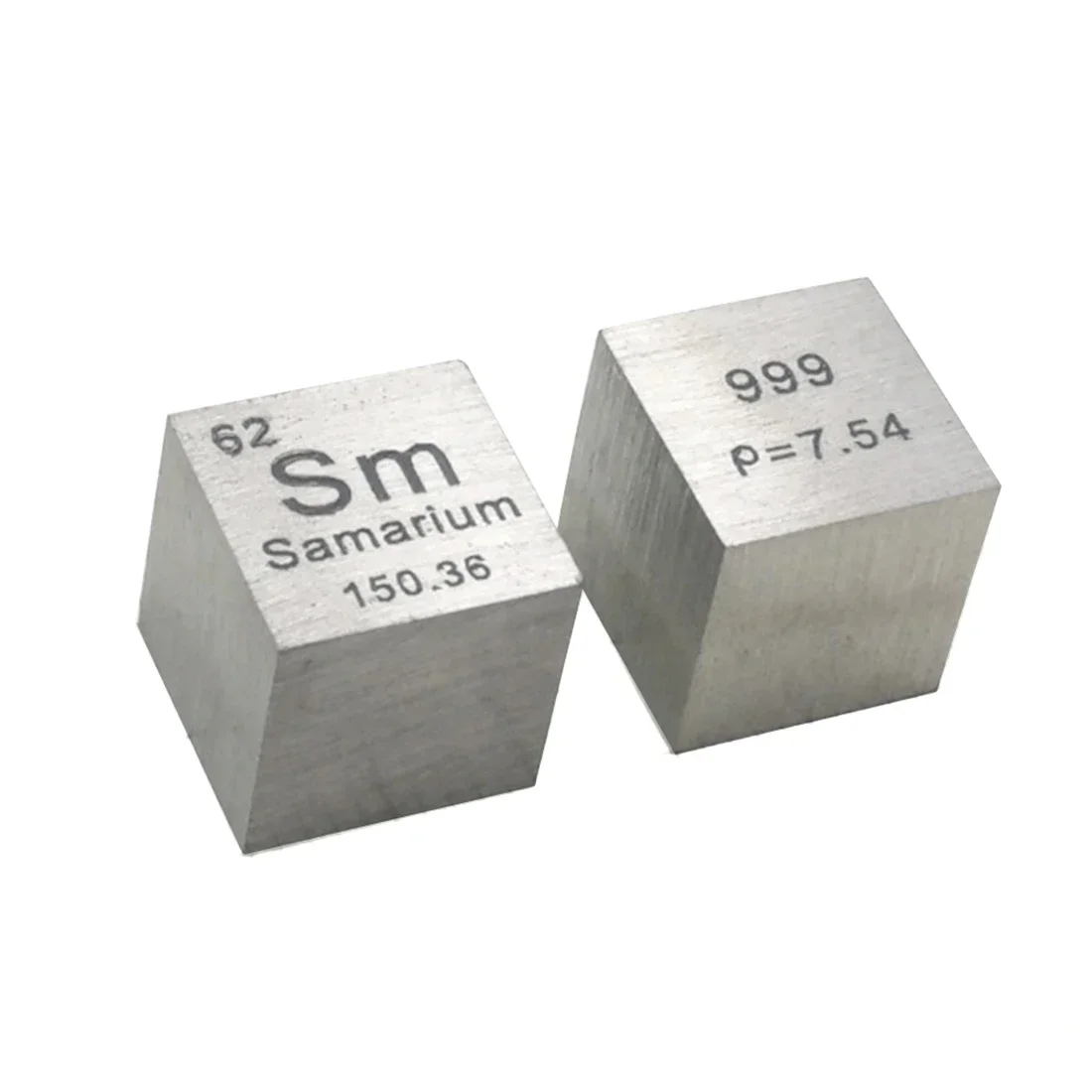 

99.95% Pure Samarium Sm Rare Earth Metal Cube 10mm 7.45g