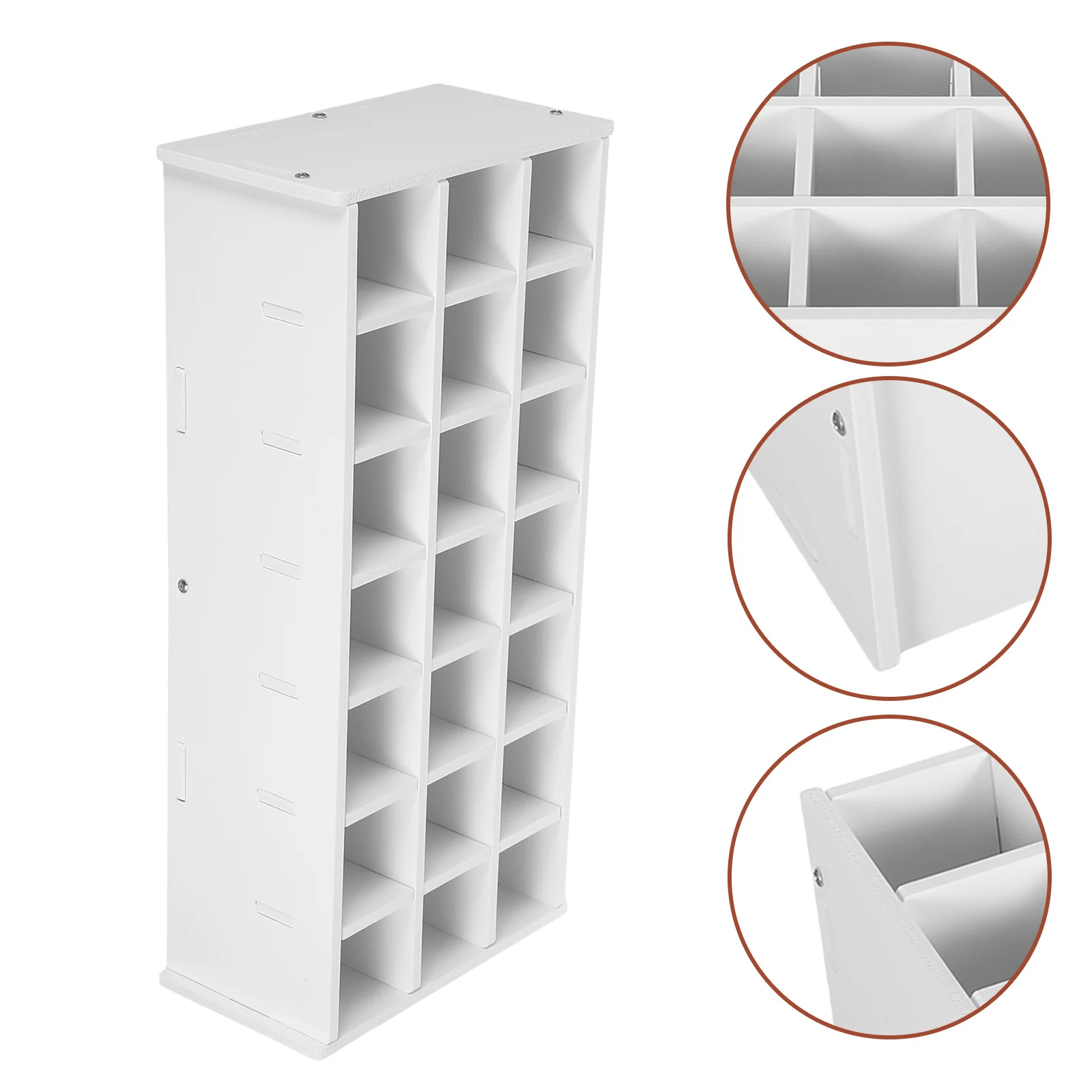 

Paint Storage Rack Wooden Durable Multi-Slot Paint Organizer Desktop Rack for Pigment Bottles Ink Storage Stand Artist Supplies