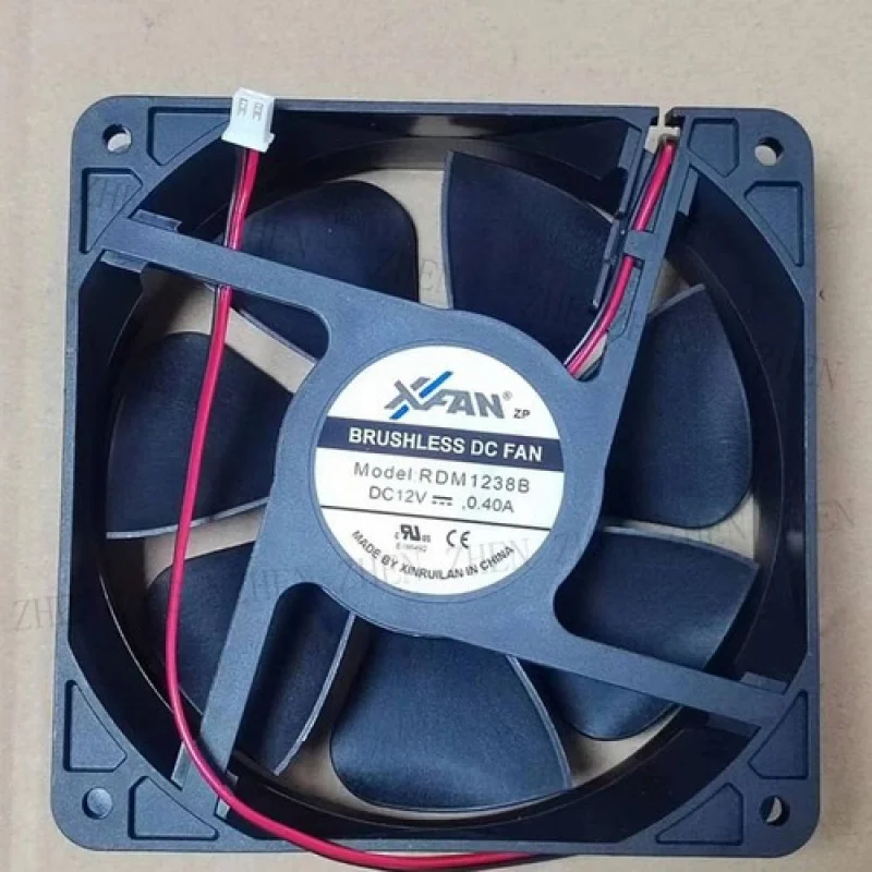 Y    1PCS New for  XFAN BRUSHLESS DC FAN RDM1238B 12V 0.40A 2-wire Cooling Fan # QW.