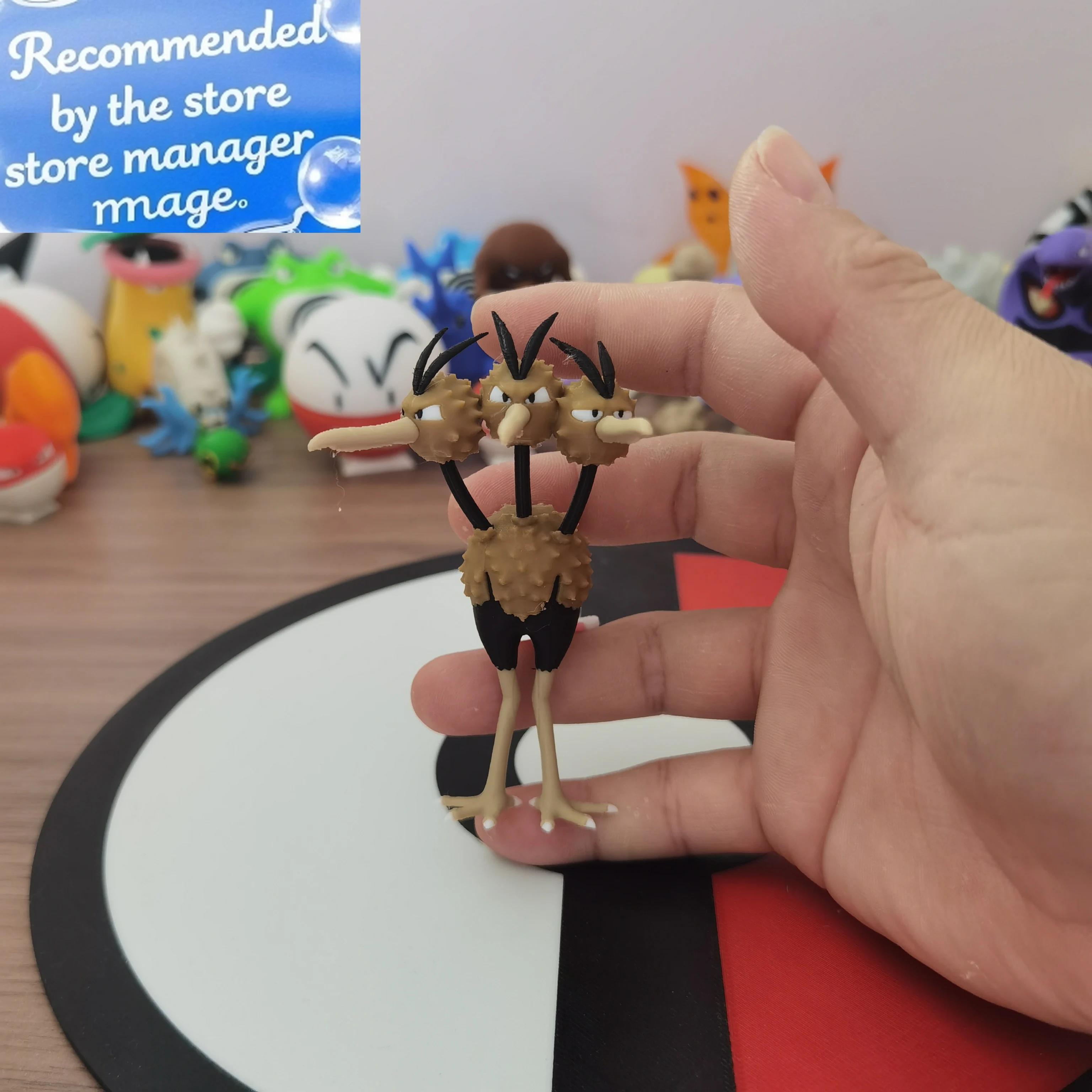 

Новые аниме-фигурки Dodrio Doduo Proportion World 1:20 Diy 3D печать Kawaii персонаж мультфильма настольная модель детские игрушки подарки