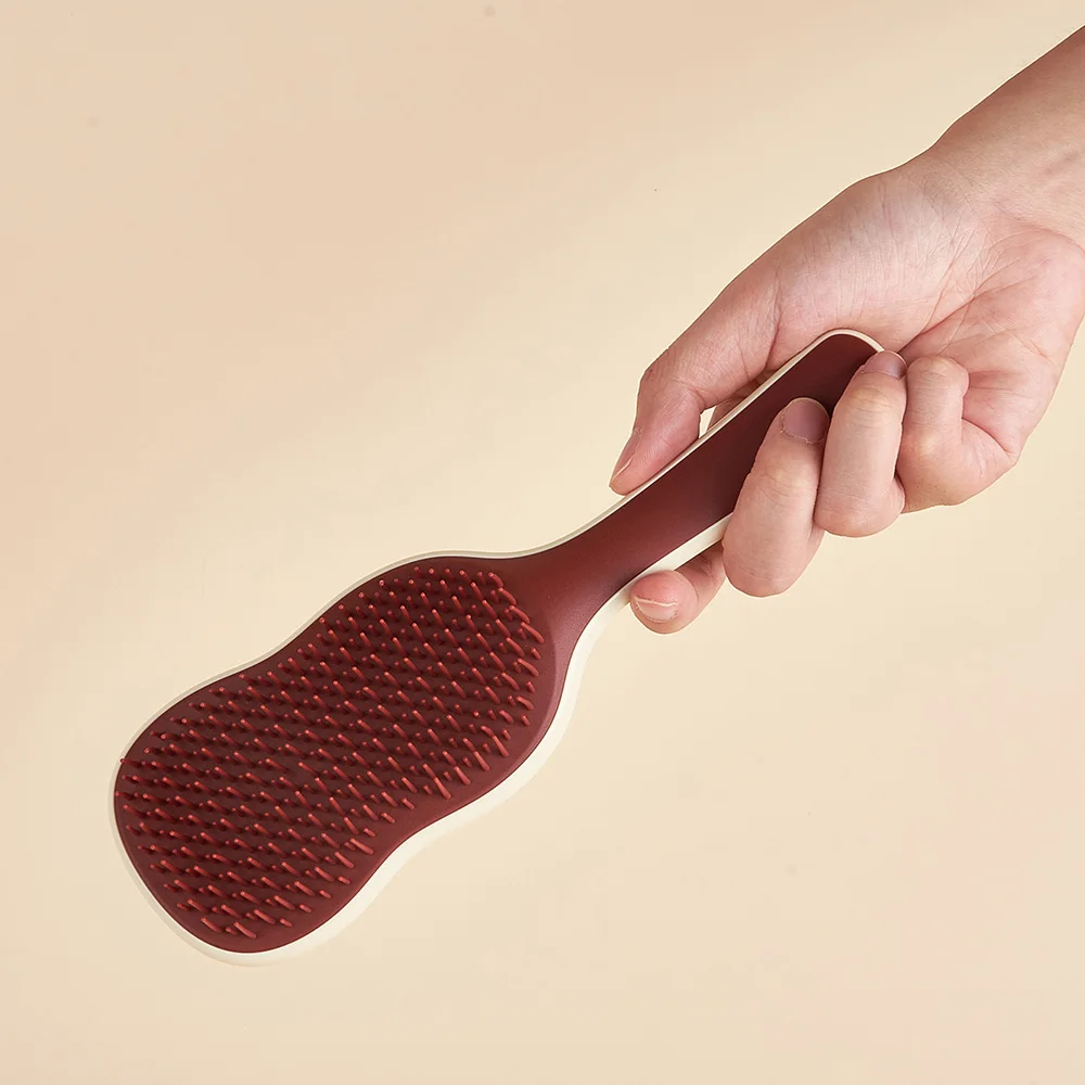 Grzebień do masażu włosów szczotka do rozczesywania włosów stylizacja włosów Detangler szybkie suszenie nadmuchem Curling szczotki do włosów grzebień narzędzia fryzjerskie — zdjęcie 4
