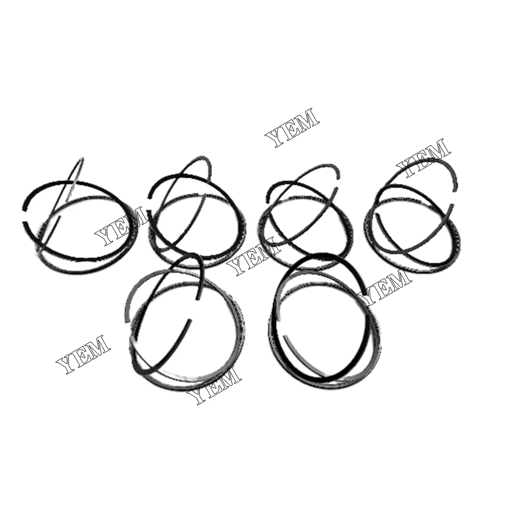 6PCS S2800 Piston Rings Set For Kubota Engine Spare Parts