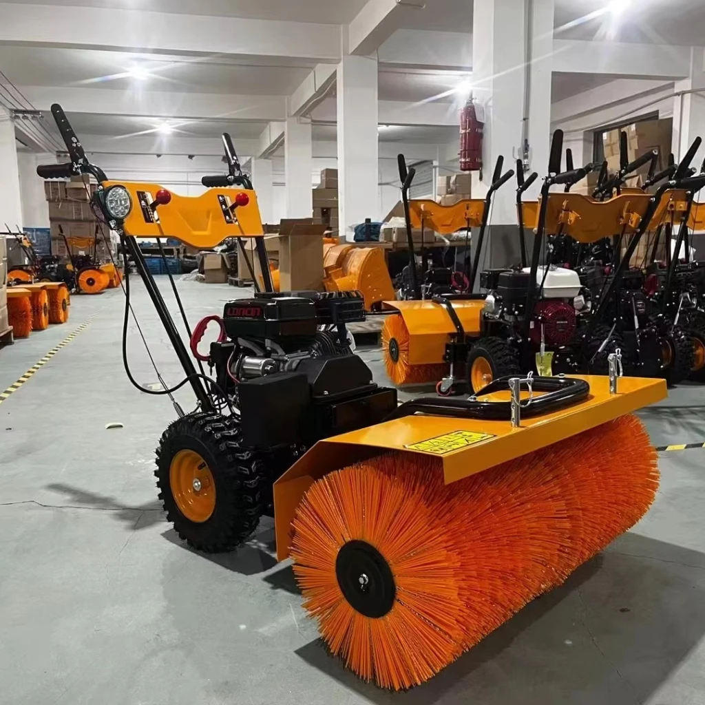 مكنسة ثلج محمولة باليد، مكنسة ثلج ذاتية التشغيل، مكنسة ثلج متعددة الوظائف مناسبة لحدائق الفناء