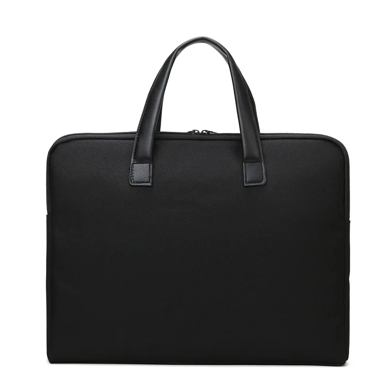 Male Briefcase Large Capacity Office Work Portable Bag Oxford Handbag For Laptop A4 File Men\'s Business Document Case