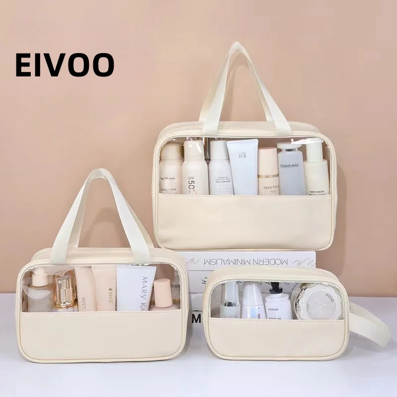 

Portable Travel Makeup Bag Storage Toiletry Bags Organizer Bags Waterproof Washbag Transparent Cosmetic Cases Travel Makeup Bag