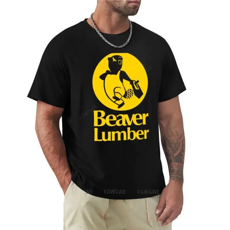 Mens summer  Beaver Lumber (yellow) T-Shirt sweat shirts animal print shirt for boys Men's t-shirts cotton tshirt men tee shirt