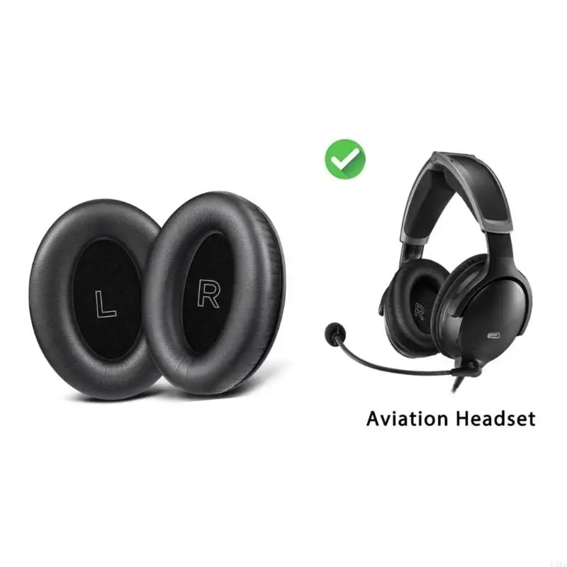

F3MA Superior Sound Isolation Ear Cushions for Aviation Headphone Ear Pad