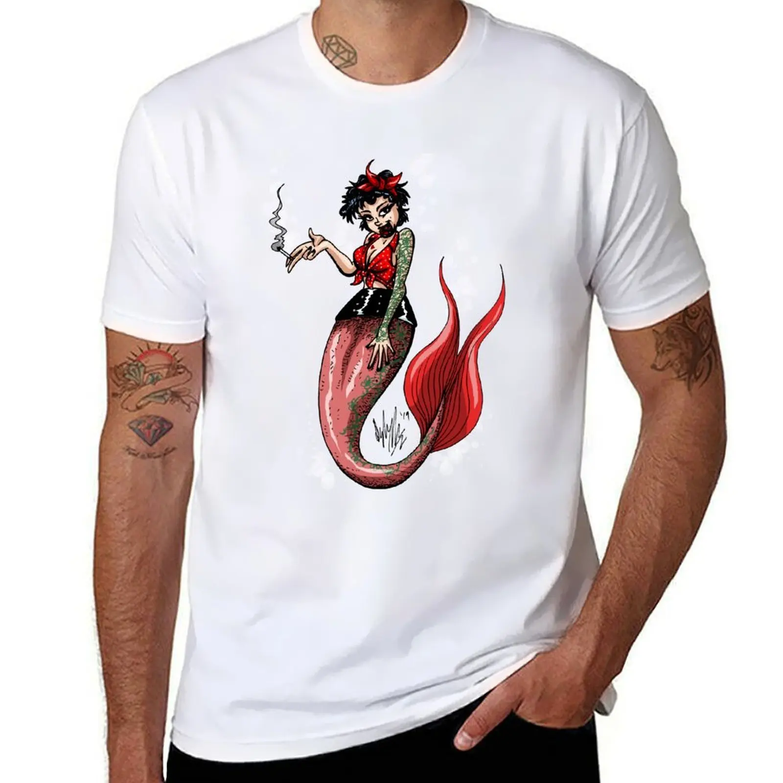

Rockabilly T-Shirt man t shirt cotton high quality man t shirt luxury T-Shirt