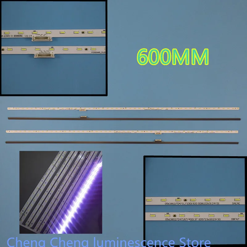 

FOR Sony KD-55X8000E 55X7096E LCD light bar STO550AN5-51LED-RL V550QWS 3V 51LED 600MM 100%NEW LED backlight strip