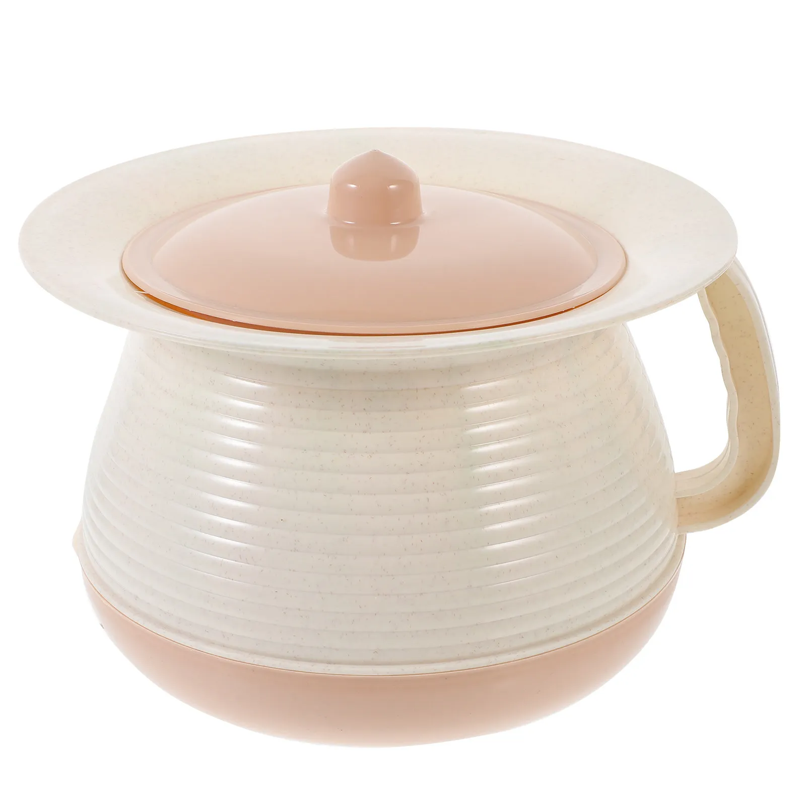 

Chamber Pot Portable Toilet For Kids Elderly Adults, Plastic Urine Bucket With Lid, Bedside Spittoon For Home Travel Night