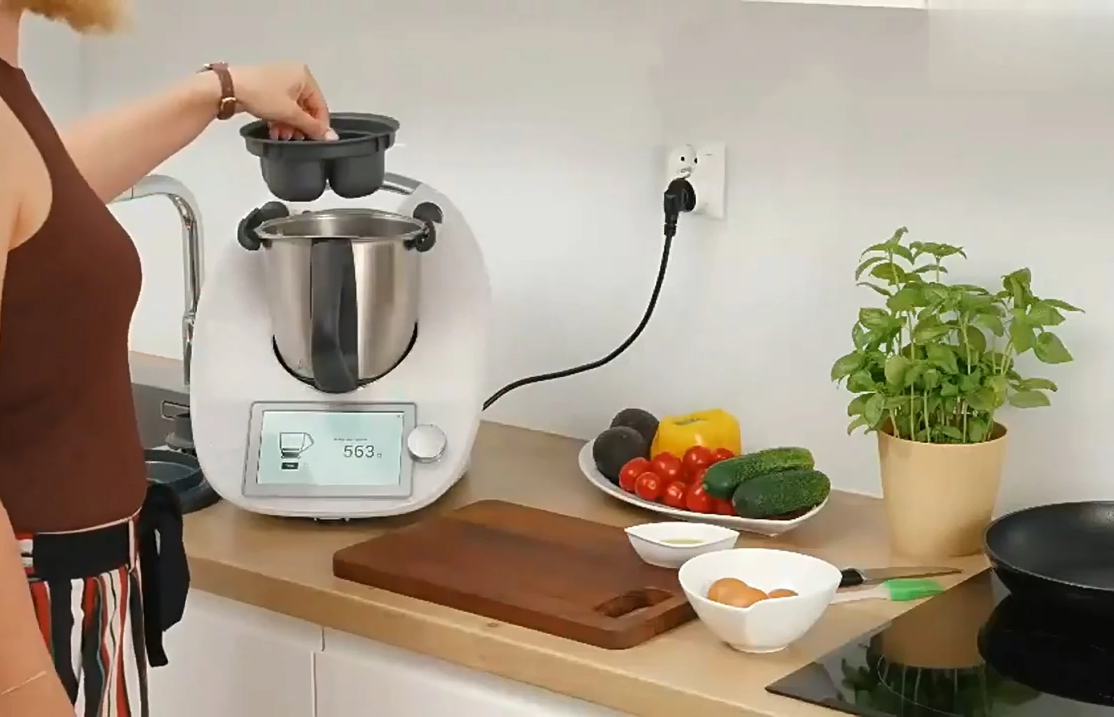 Egg Steam for Monsieur Cuisine Connect & Smart for Thermomix TM6 TM5 TM31 Egg Cooking Shape Maker