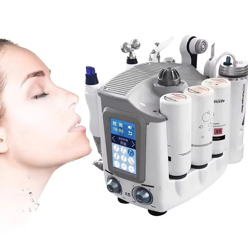 6 in 1 Hydrogen Oxygen Water Ultra-Micro Bubble Face Skin Spa Machine Skin Rejuvenation Anti Aging Firming Lifting Skin Care