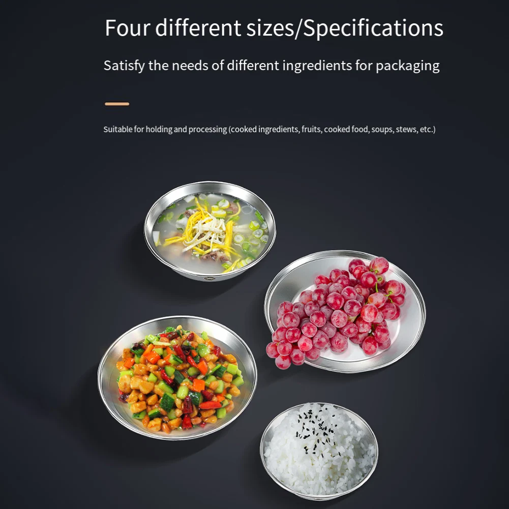 

304 Stainless Steel Outdoor Tableware Set for Camping Use Includes Four or Eight Pieces with Compact Storage Bag