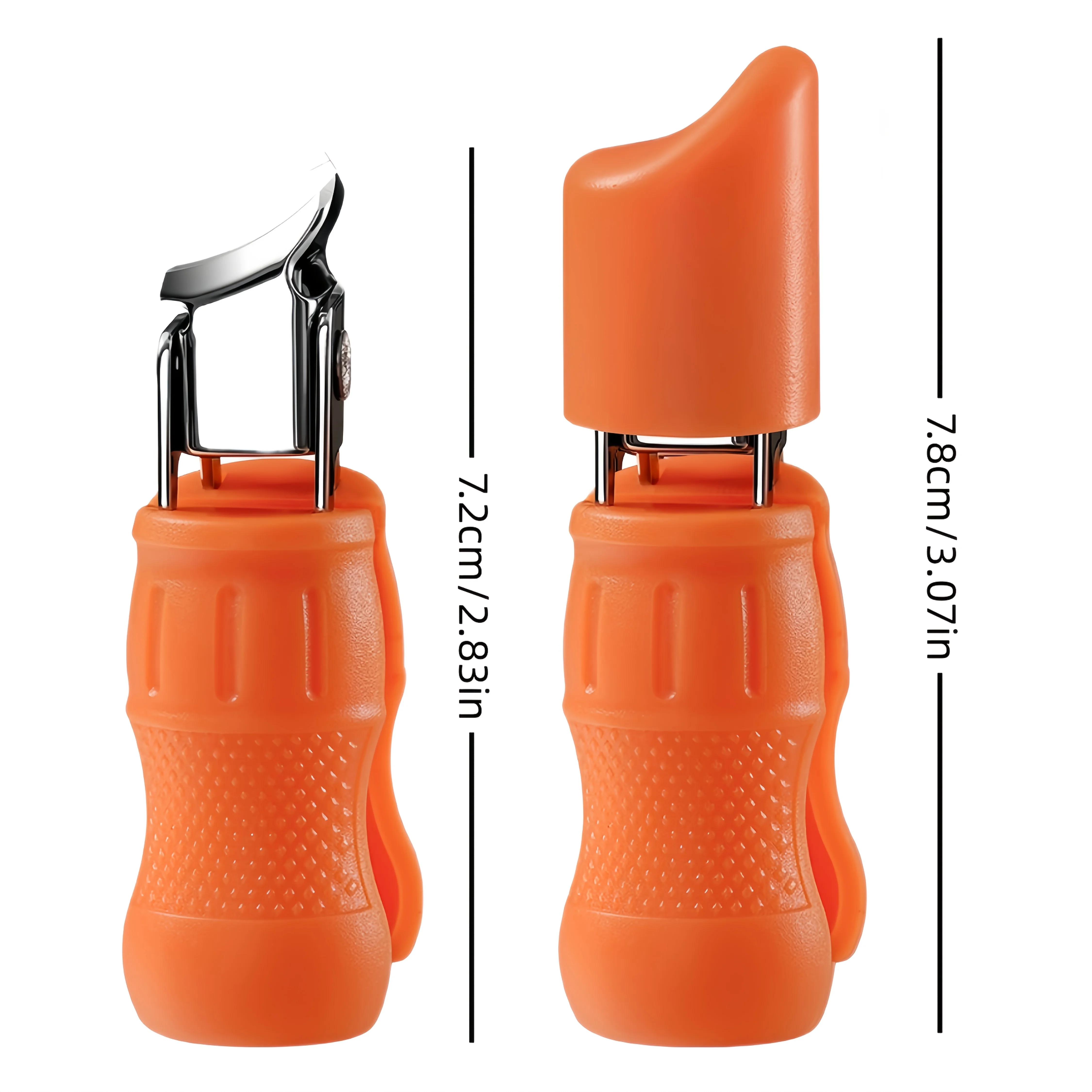 مقص أظافر احترافي مائل من الفولاذ المقاوم للصدأ مع شفرات بزاوية كبيرة مفتوحة ومقص أظافر محمول مضاد للحساسية