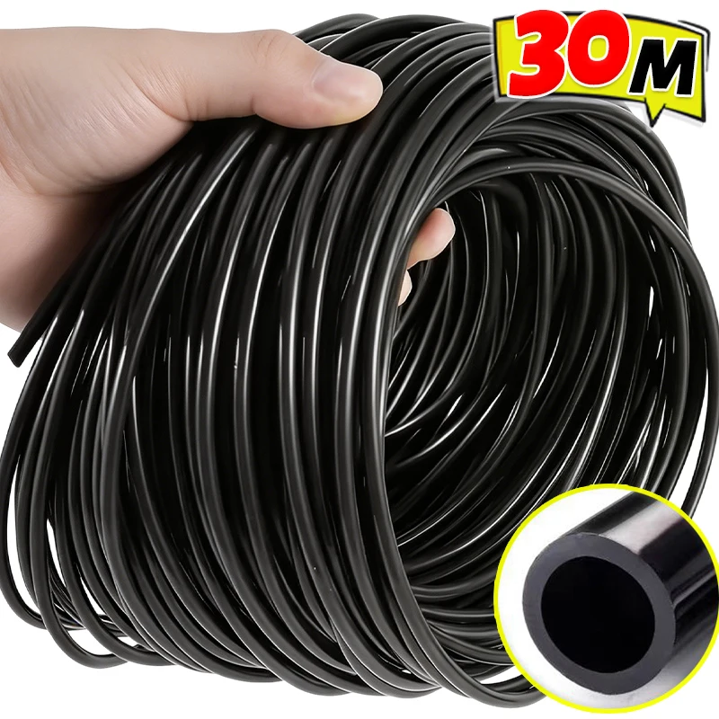 4/7mm Gartenbewässerungsschlauch PVC Verstellbares Tropfrohr Gewächshaus Bonsai Pflanzenwasserschlauch Bewässerungssystem Sprinklerrohr