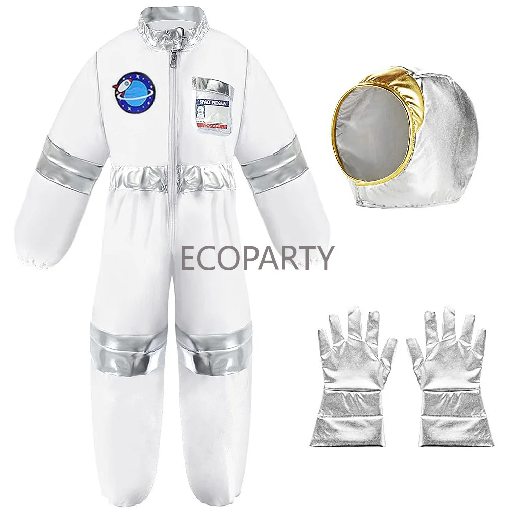 Piloot Kostuum Voor Kinderen Astronaut Nasa Kostuum Voor Jongens Meisjes Ruimte Jumpsuit