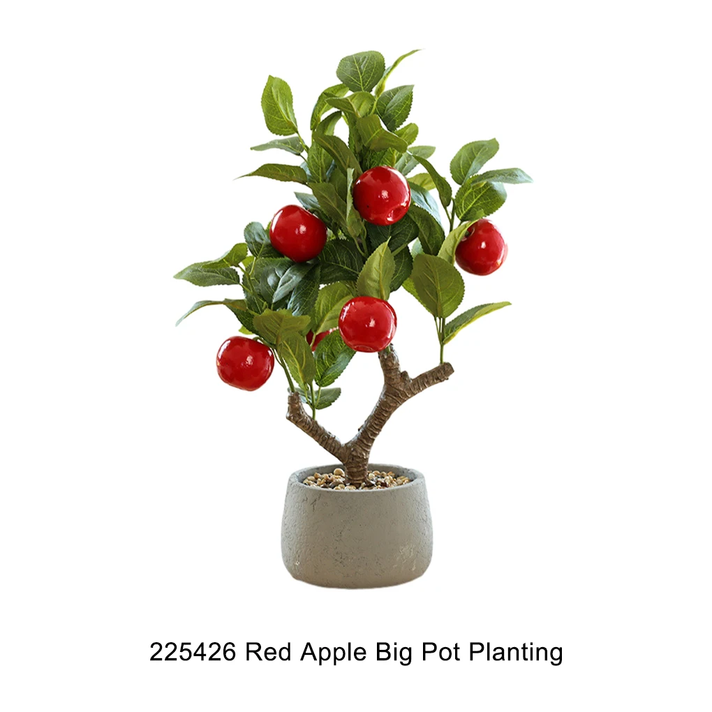 ABS Skin-friendly Simulation Potted Plant For Fresh Garden Look Elegance No Watering Artificial