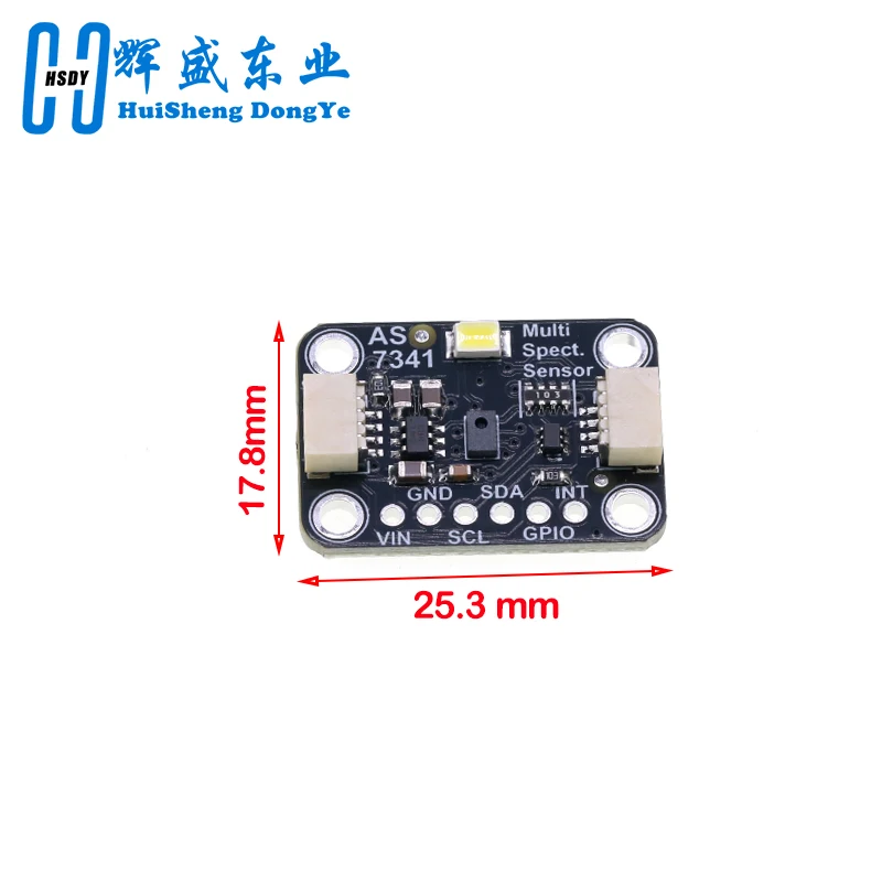 AS7341 10-Channel Spectral Color Sensor Breakout Board - STEMMA QT / Qwiic Compatible DC3.3-5V