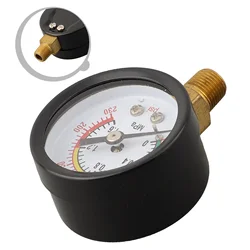 Y40 Y50 0-180PSI Gas Water Fuel Liquids Meter Pressure Gauge For Air Compressor Water Fuel Liquids Meter Pressure Gauge