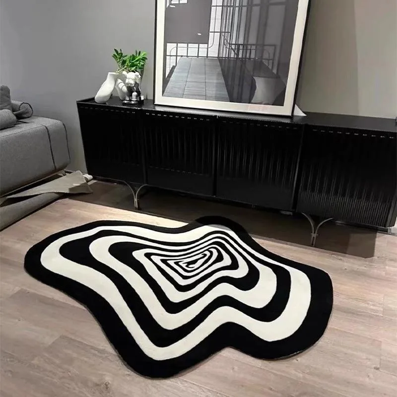 

Современная мода, коврик нестандартной формы, украшение для гостиной, домашний мягкий ковер, прикроватная тумбочка для спальни, большие плюшевые коврики, кухонный нескользящий коврик