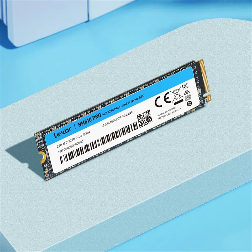 Lexar NM610 PRO SSD 500GB 1TB 2TB PCIe Gen3x4 M.2 2280 Internal