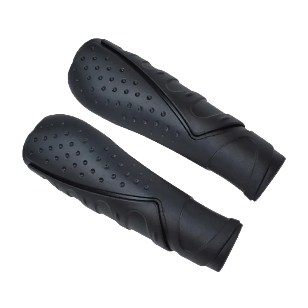 

Ergonomic Bicycle Grips Skid-proof Rubber Handlebar Comfortable Riding Premium Material Easy Install Anti-slip Design Shock