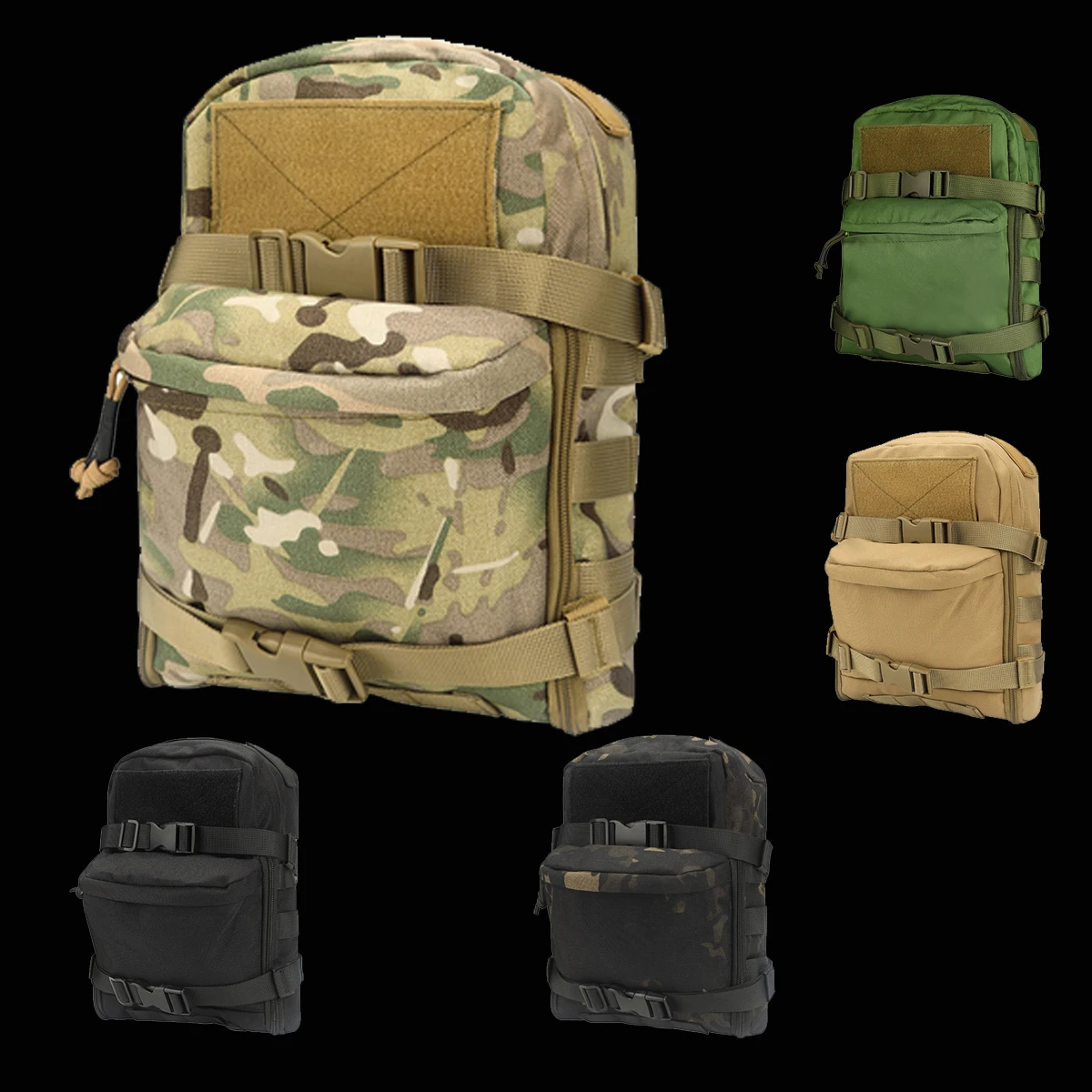تكتيك على ظهره المياه المثانة الناقل سستة الحقيبة في الهواء الطلق التخييم التدريب سترة صيد الظهر لوحة الناقل كيس الماء