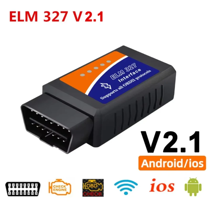 ELM327 V2.1 OBD2 Scanner TR6260S1 BT/Wifi ELM 327 OBD Car Diagnostic Tool For Android /IOS PK Vgate Icar2 Code Reader