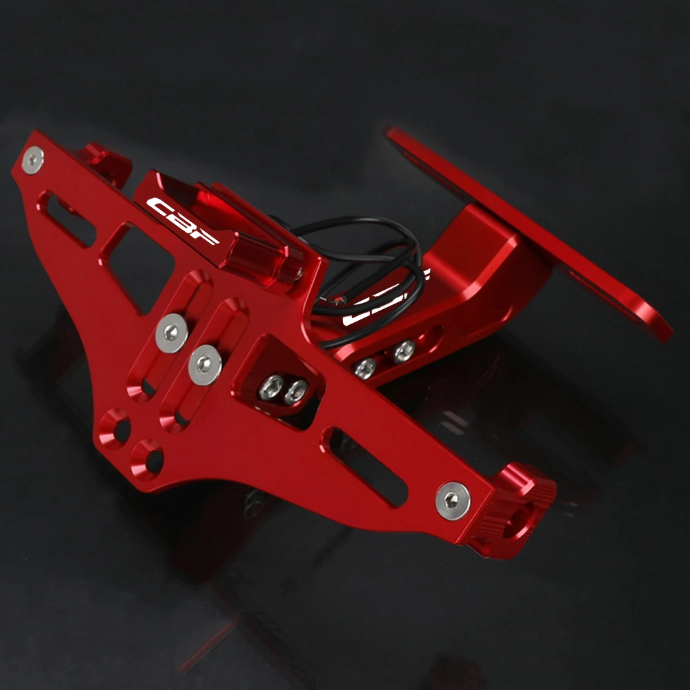 

FOR HONDA CBF1000 CBF600 CBF500 CBF125 CBF 250 ALLYEARS Rear License Plate Holder Bracket with Light Tail Tidy Fender Eliminator