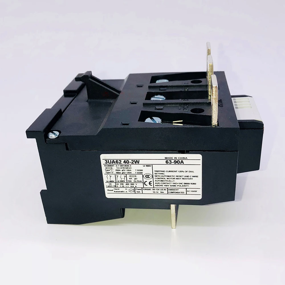 High Quality For Siemens Thermal Overload Protection Relay 3UA6240-2W 3UA62 40-2W 63-90A Fast Ship Work Fine