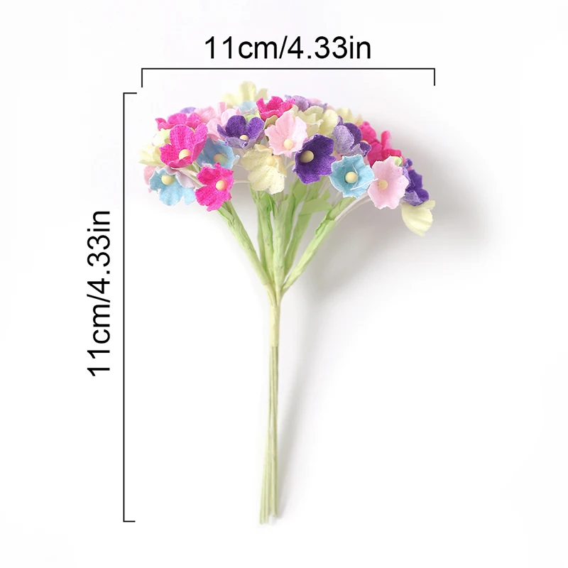 1/3/5 Stück künstlicher Blumenstrauß aus Seide, 11 cm, künstliche Blumen für Heimdekoration, Garten, Hochzeit, Dekoration, DIY, Handwerk, Geschenke, Zubehör – Detail 2