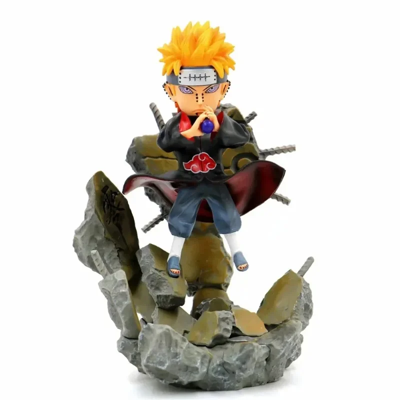 

Anime NARUTO Pain Uzumaki Naruto Uchiha Sasuke Haruno Sakura GK PVC Action Figure Collectible Model Toy Decoration 25CM BOX