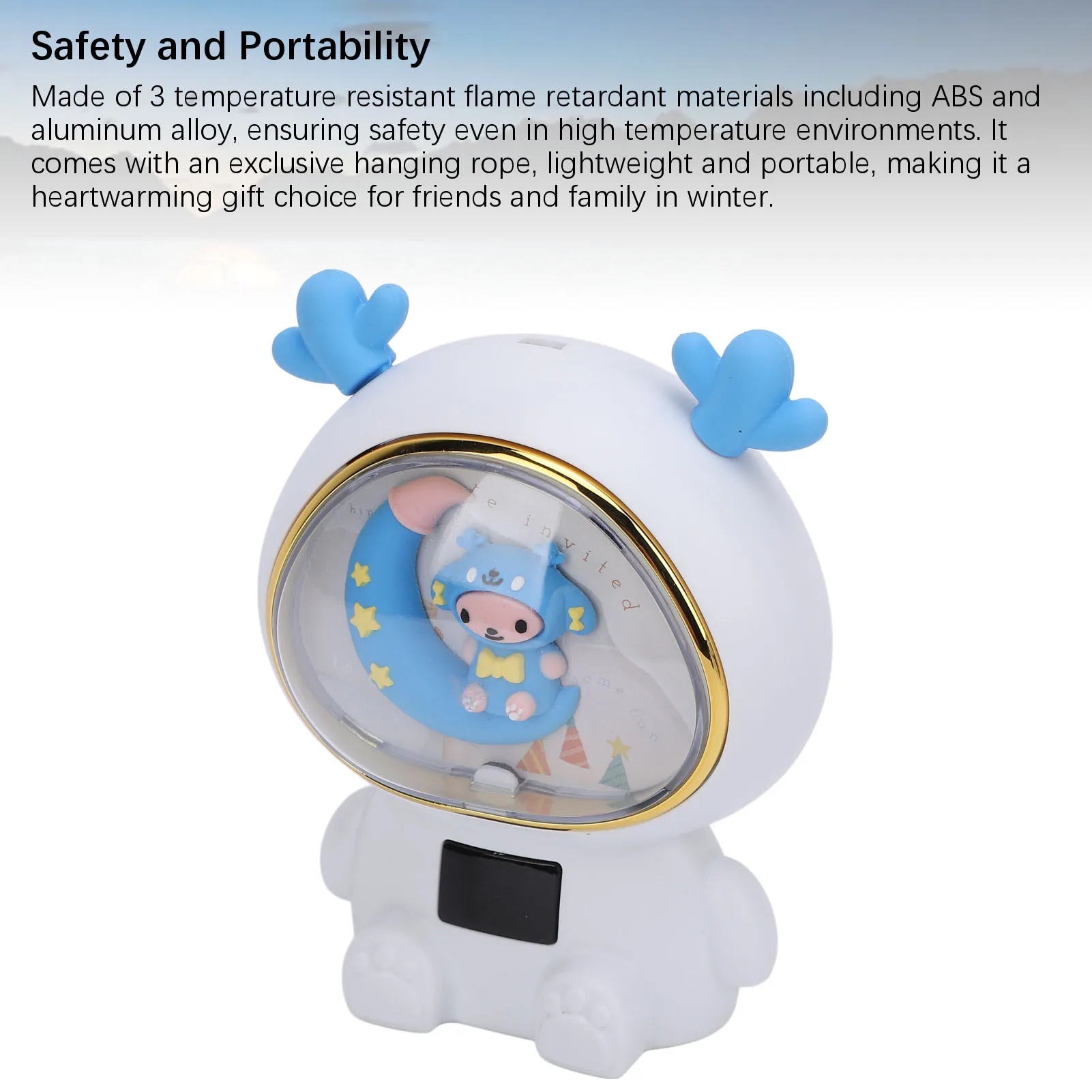 2 في 1 الكرتون USB جهاز تدفئة محمول قابلة للشحن التدفئة السريعة 3 طرق قابلة للشحن سخان اليد للتخييم في الهواء الطلق USB جهاز تدفئة محمول #2